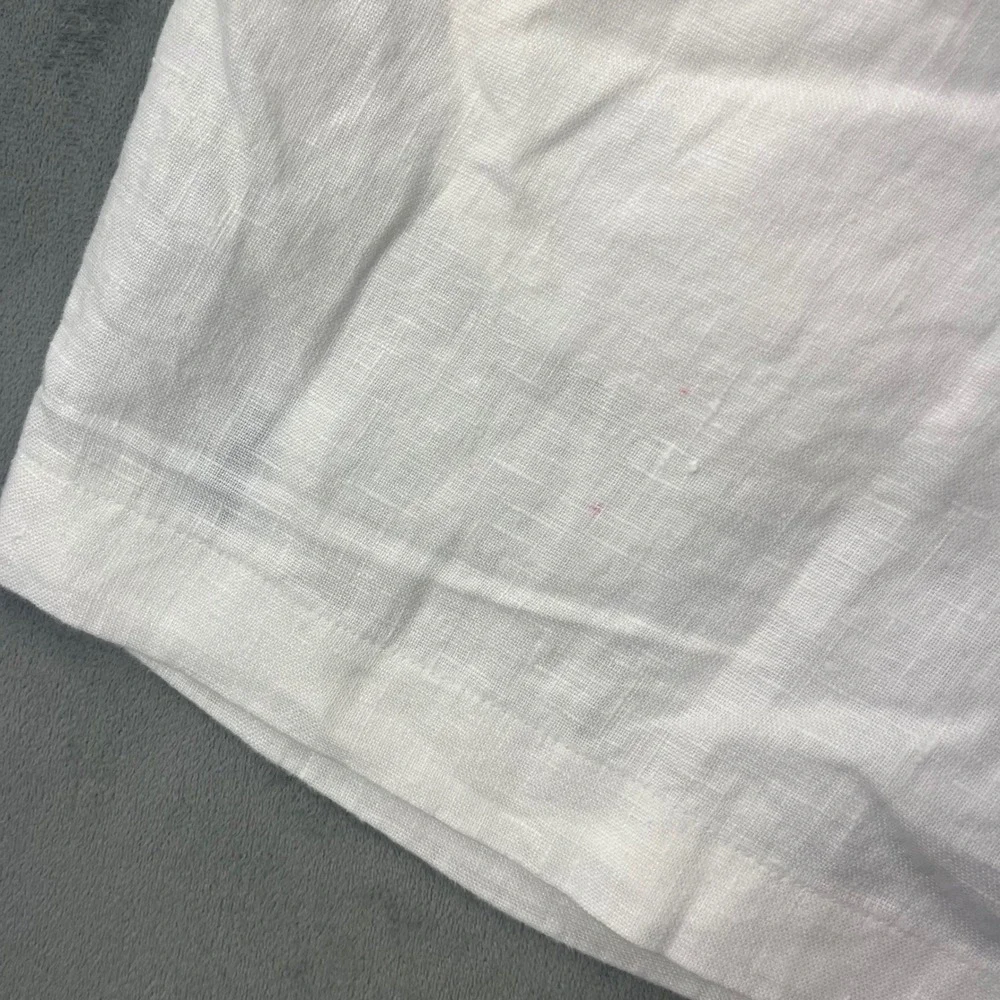 Polo Ralph Lauren Prepster Shorts L White 100% Linen Classic Fit 6